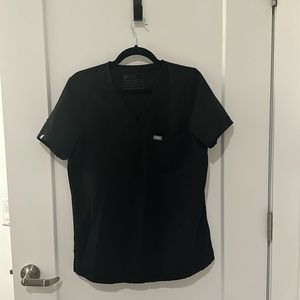 Like New Black Figs Scrub Top